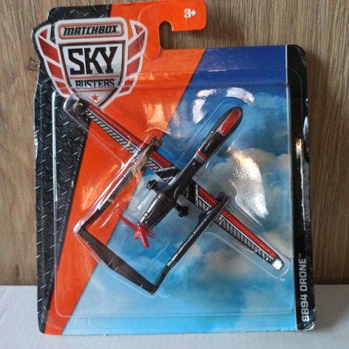 Matchbox Sky Busters SB94 Drone new sealed, red black white 1:64