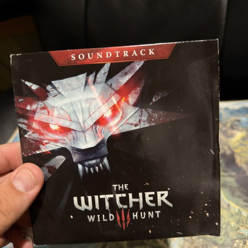 Witcher 3 Wild Hunt Authentic Game Map, Stickers and Soundtracks new