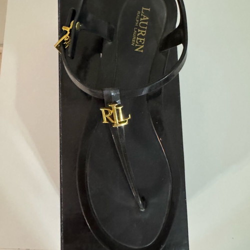 Ralph Lauren sandals like new, black, size 40.5