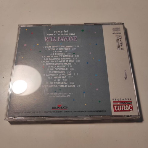 Rita Pavone Come Lei Non C'è Nessuno CD like new, pop