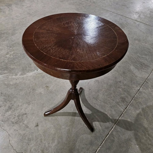 Side table used, solid walnut wood