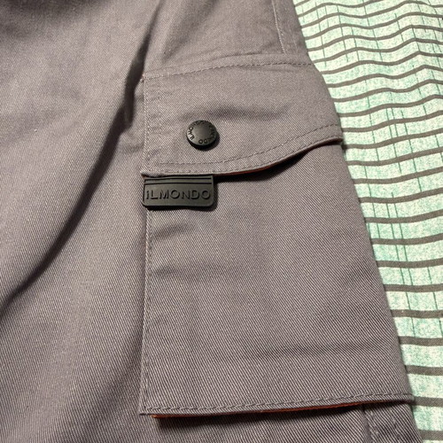 Ilmondo work pants with pockets, grey, size M