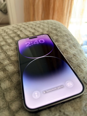 iPhone 14 Pro Max 128GB used, Deep Purple, Dual SIM