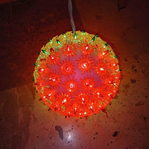 Illuminated ball used