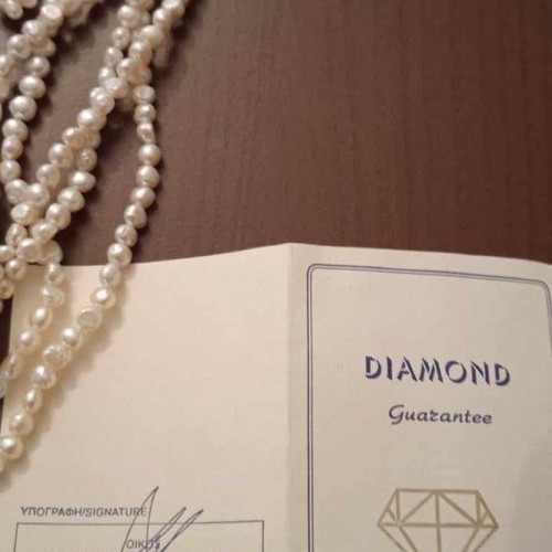 PEARL SET, WITH PURCHASE WARRANTY - price reduction