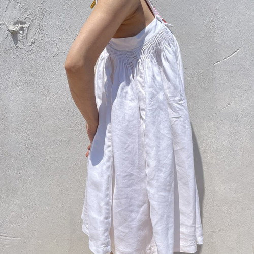See by Chloé white dress with colorful floral embroidery like new