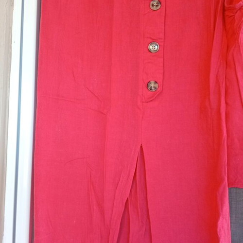 Emery Rose skirt and blouse set like new, size large, red