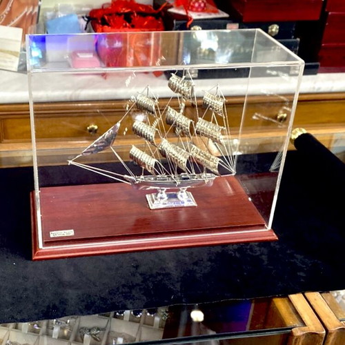 Silver 925 handmade Cutty Sark ship new