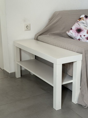 IKEA Lack auxiliary table used with minor color wear