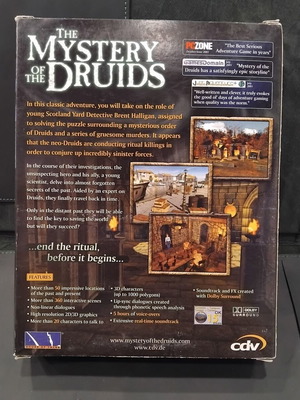 The Mystery of the Druids PC μεταχειρισμένο, Big Box
