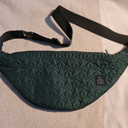 Bleecker & Love Stars Racing Green Mini Belt Bag like new