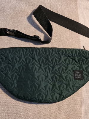 Bleecker & Love Stars Racing Green Mini Belt Bag like new