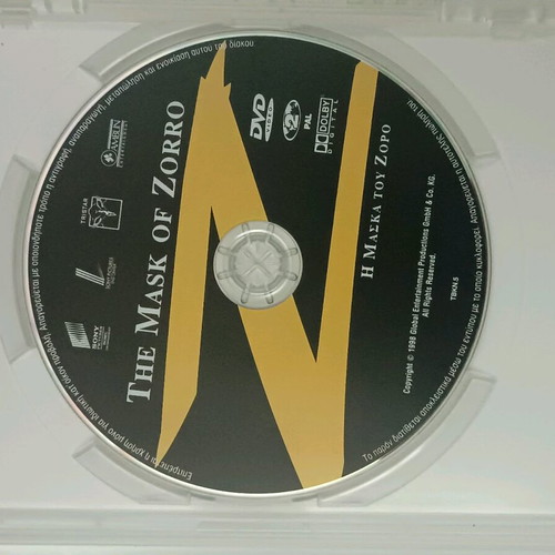 DVD The Mask of Zorro like new, with subtitles