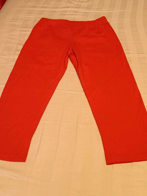 Leggings for 14 years old red like new, unworn