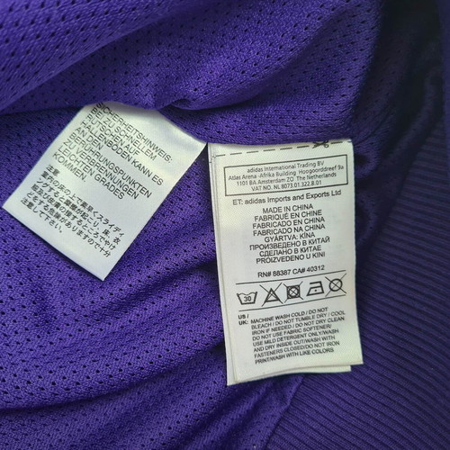 Adidas Originals women's sports jacket tracksuit, size 44 / XL / XXL, grey and purple