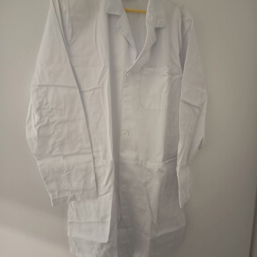 Valento White Work Apron Size M New