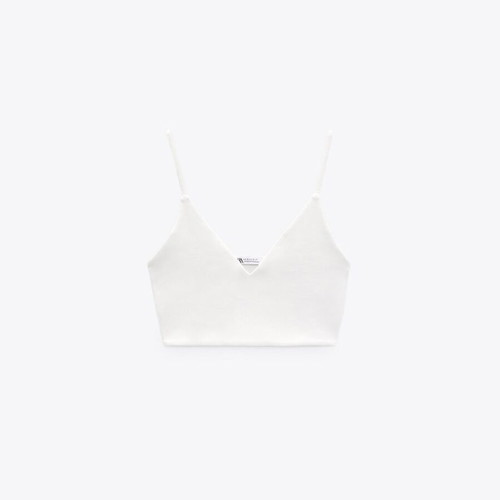 Crop top Zara white, like new, Acne Studios XS