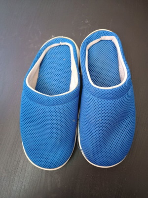 Slippers women's size 38 used, blue