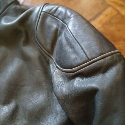 Dainese leather motorcycle jacket used, size XL without protectors