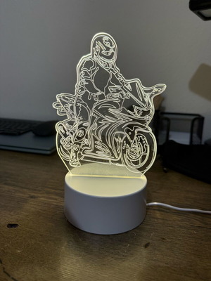 Led lamp like new with nice lighting and design