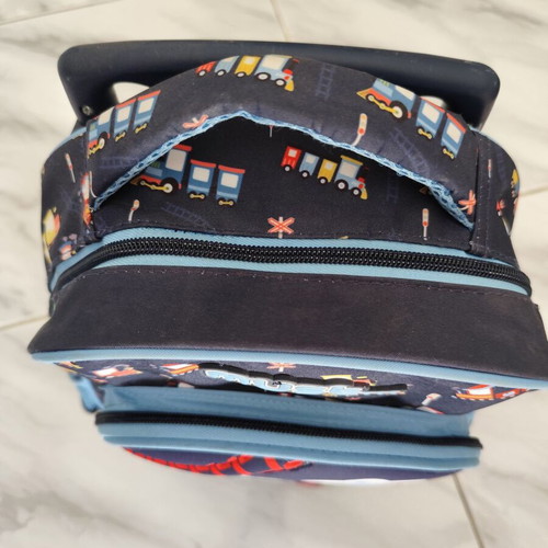 Must kindergarten backpack with train design