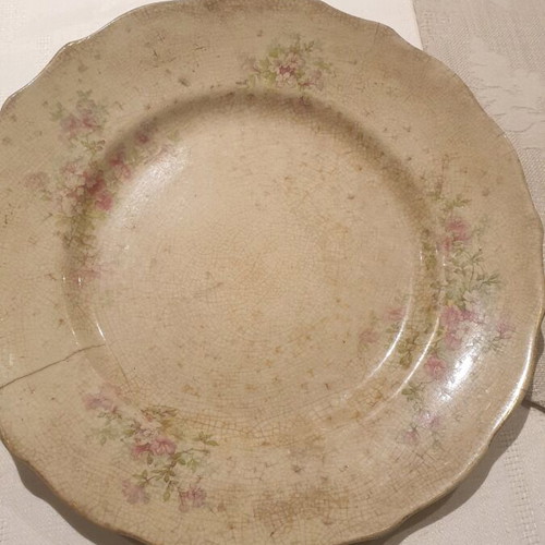 Plate English porcelain vintage used
