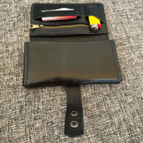 Handmade leather tobacco pouch
