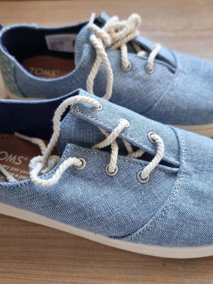 Детски еспадрили Toms сини N32.5 нови унисекс