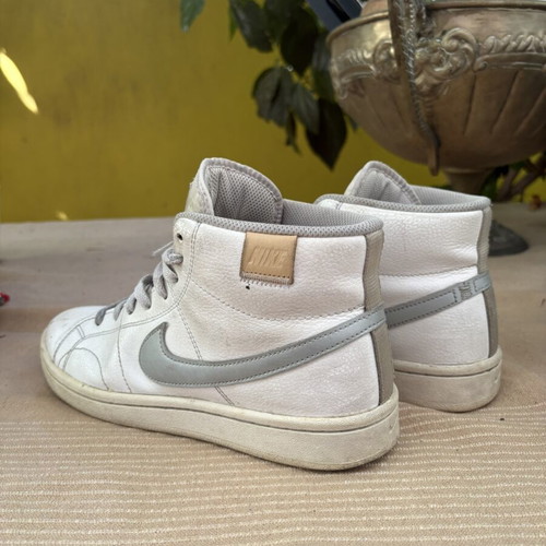 Nike High Tops used, size EU39, white sport shoes