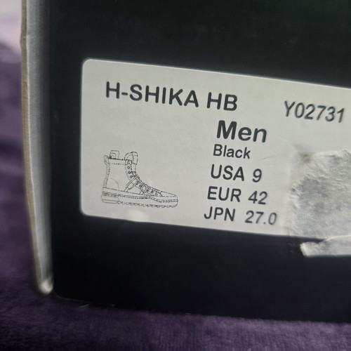 Diesel H-SHIKA HB boots size 42, black
