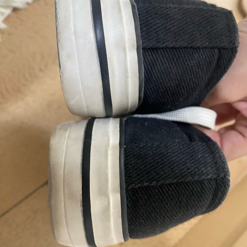 Black Canvas Platform Sneakers Miss Selfridge like new, size 38