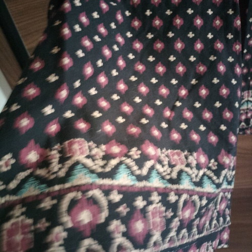 Attrattivo flared pants elastic mako fabric used, multicolor, XL