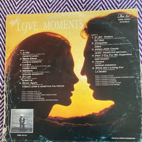 More Love Moments LP used, vinyl with noise