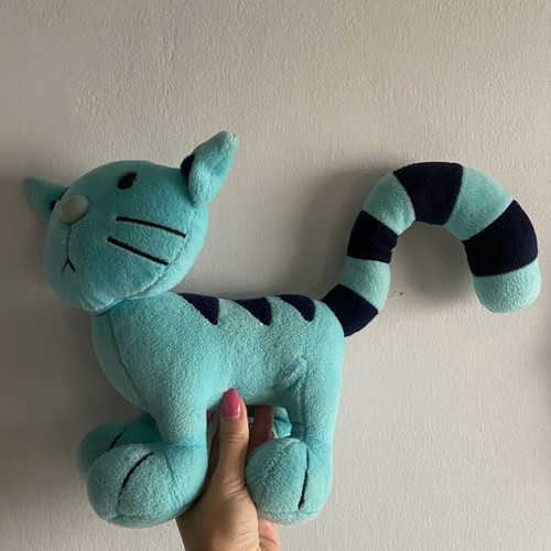 Pilchard the Cat plush toy vintage 2000, Bob the Builder’s pet, used