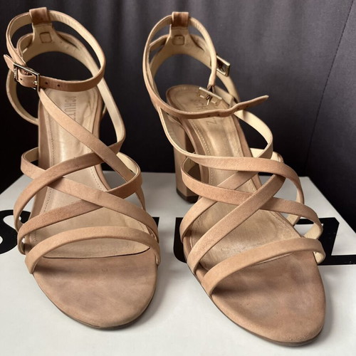 Schutz sandals nude like new, size 40