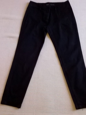 Παντελόνι Zara Basic μαύρο μεταχειρισμένο, μέγεθος S / 36