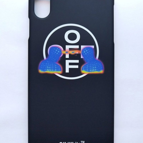 Off-White Thermo Man iPhone XS back cover new