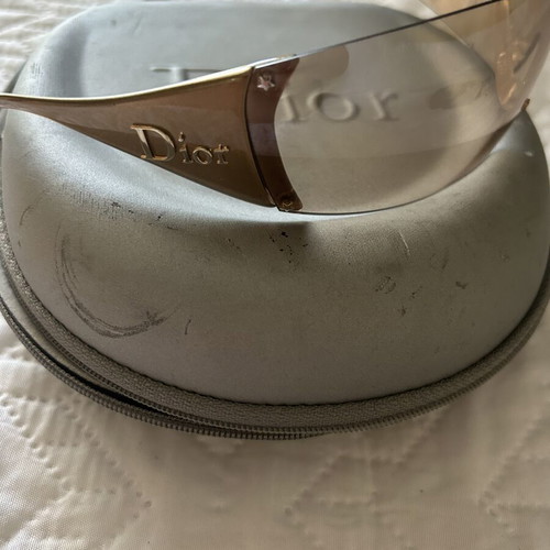 Dior sunglasses like new, gold, John Galliano era collectible