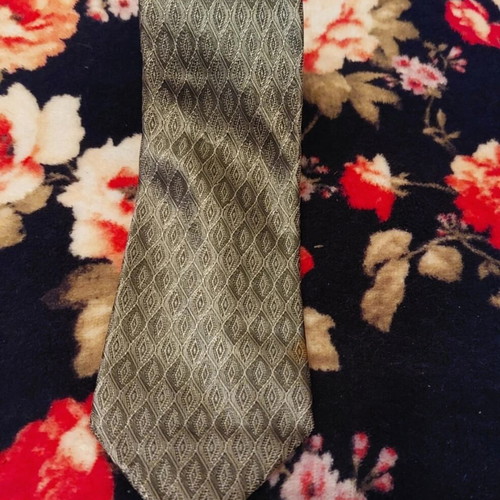 Pierre Cardin tie used, green