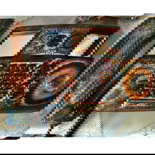 Τηλέφωνο έργο τέχνης ζωγραφισμένο στο χέρι, μοναδικό και περίεργο