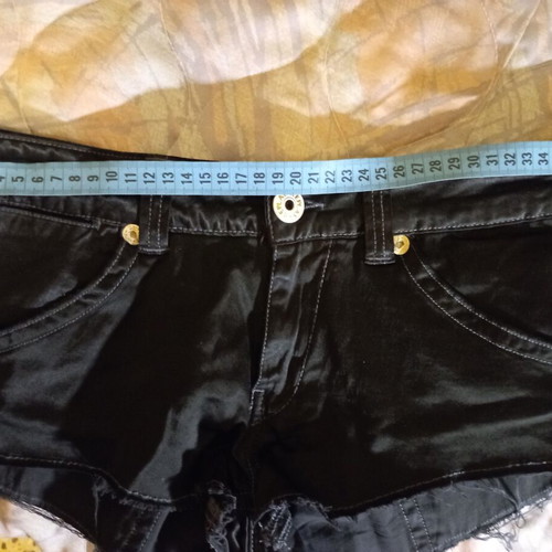 Replay short shorts size 30 like new, black, thin elastic fabric