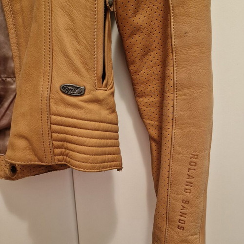 Women's Roland Sands leather motorcycle jacket used