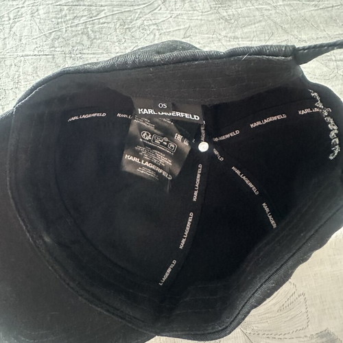 Karl Lagerfeld hat like new, black, size S