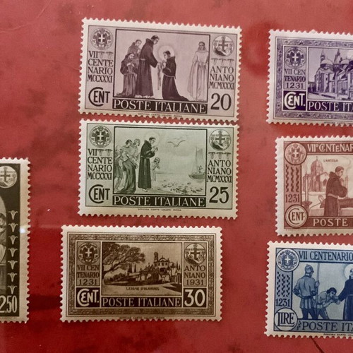 Italian stamp series new, unsealed