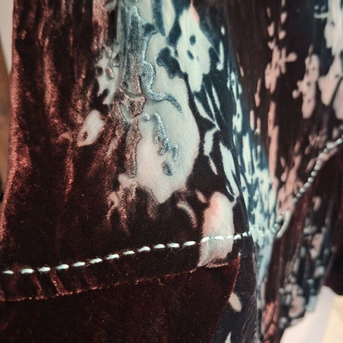 Sandro velvet airy skirt like new
