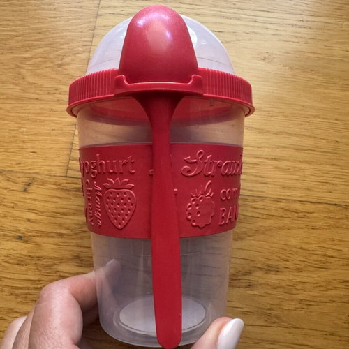 Take ‘n’ Go Yogurt Container with Spoon new