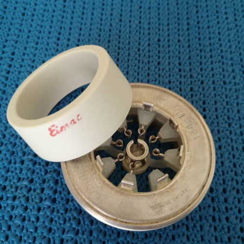 Eimac 4cx350A tubes with Johnson base and ceramic chimney, one new