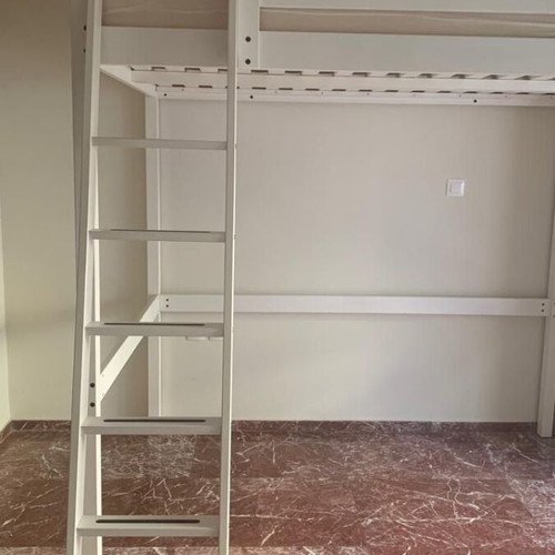 IKEA STORÅ loft bed frame like new, white, 140x200 cm