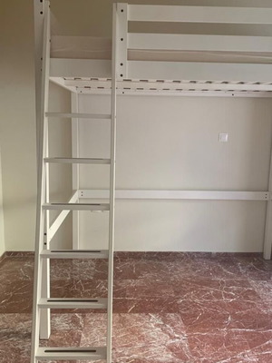 IKEA STORÅ loft bed frame like new, white, 140x200 cm