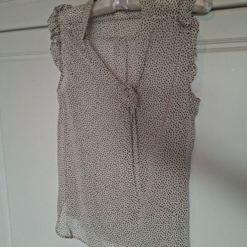 Atmosphere polka dot sleeveless top with bow